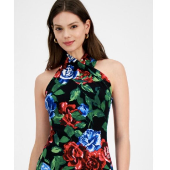 Rachel Rachel Roy Women's Harland Floral-Print Halter Dress - Secret Garden - Picture 3 of 4